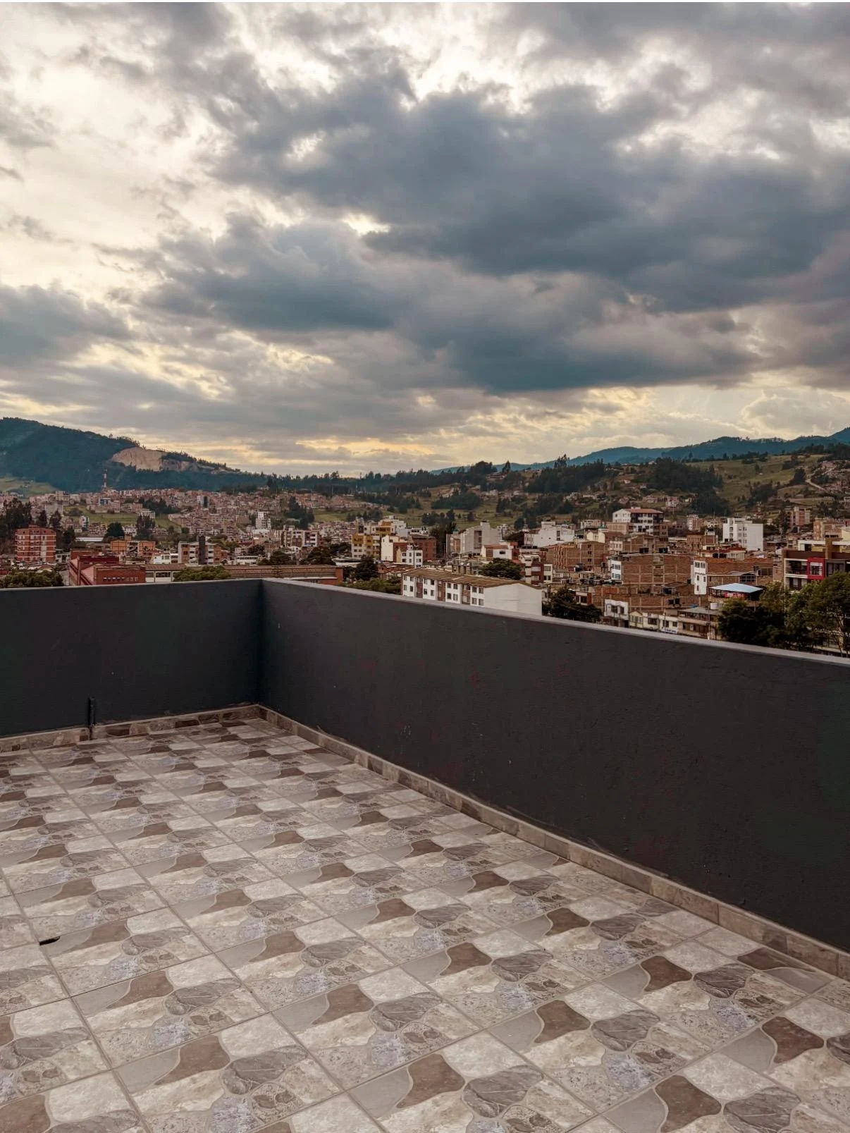 Terraza de Baviera con vista a Duitama